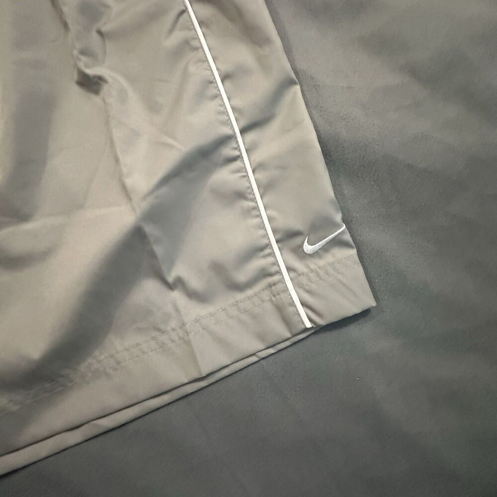 Vintage Nike Board Shorts Men’s XL Striped Silver Tag Y2K 00s Swim Trunks Gray - Picture 6 of 11
